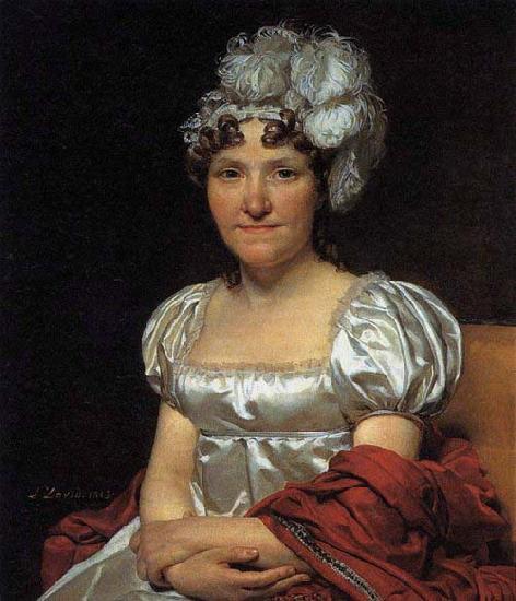 Jacques-Louis  David Portrait of Marguerite-Charlotte David oil painting image